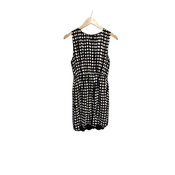 THML Dress SMALL Anthropologie Anthro Black White Polka Dots‎ - Picture 4 of 4